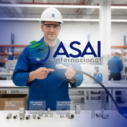 Diferencias entre conexiones NPT y JIC mangueras y conexiones ASAI